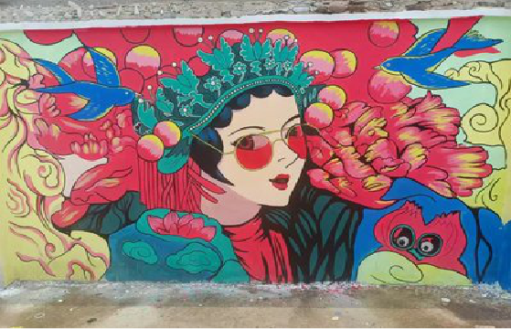 水富墙体彩绘-网红墙