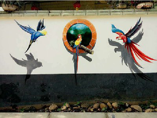 水富视觉错位-3D墙绘设计